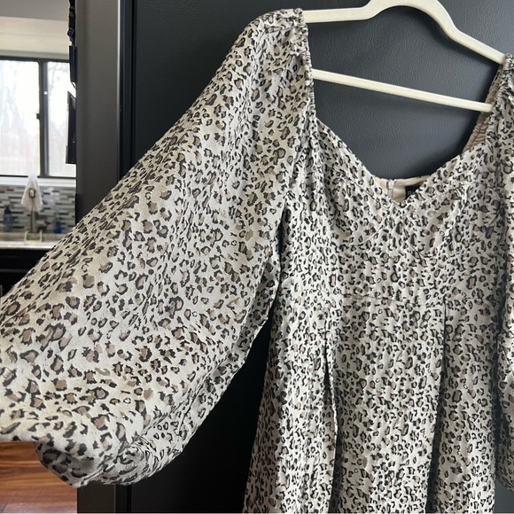 Sister Jane Jacquard Tempo Leopard Dress Size Large - Picture 4 of 11